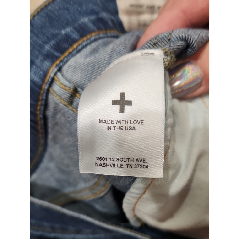 Imogene + Willie elizabeth Nashville Country Denim Quiet Luxury Selvedge Fray 30 - Picture 6 of 12